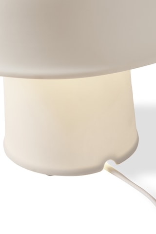 Porseleinen Ledtafellamp Neox - Wit - 15 W