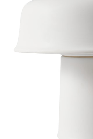 Porseleinen Ledtafellamp Neox - Wit - 15 W