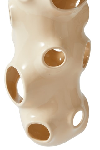 Keramische Ledhanglamp Bulle - Beige - 25 W