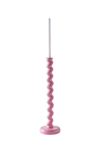 Castiçal Twister - 49 cm - Rosa