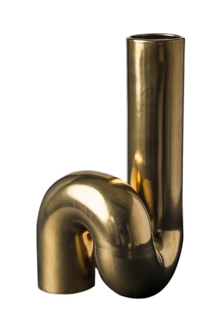 Keramische Vaas Yourtube - 37 cm - Goudkleurig