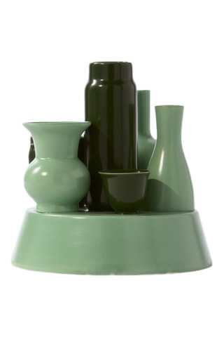 Porseleinen Vaas Hong Kong - 26 cm - Groen