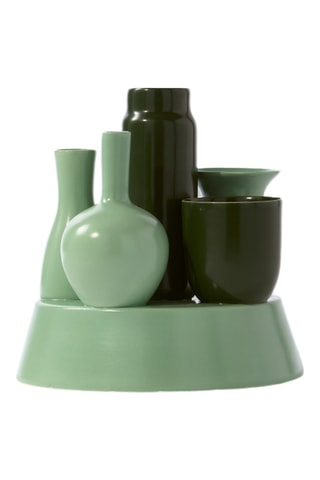 Porseleinen Vaas Hong Kong - 26 cm - Groen