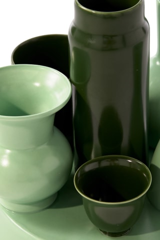 Porseleinen Vaas Hong Kong - 26 cm - Groen