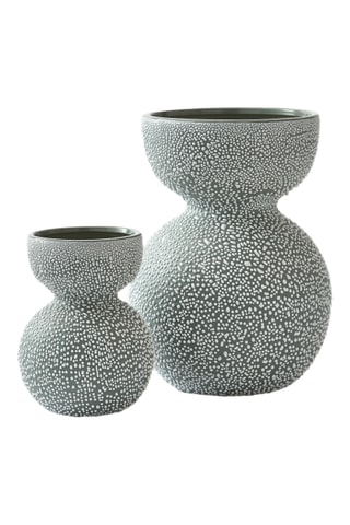 Keramische Vaas Boolb - 32 cm - Donkergroen