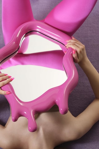 Spiegel - 70 cm - Roze