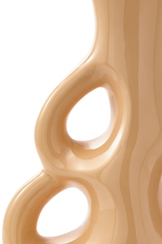 Keramische Vaas Three Ears - 50,5 cm - Beige