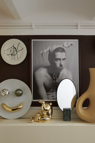 Keramische Vaas Three Ears - 50,5 cm - Beige