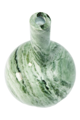 Marmeren Kaarshouder Bell - 25 cm - Donkergroen