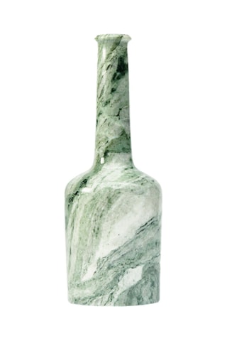 Marmeren Kaarshouder Whiskey - 32,9 cm - Donkergroen