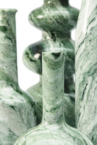 Marmeren Kaarshouder Whiskey - 32,9 cm - Donkergroen