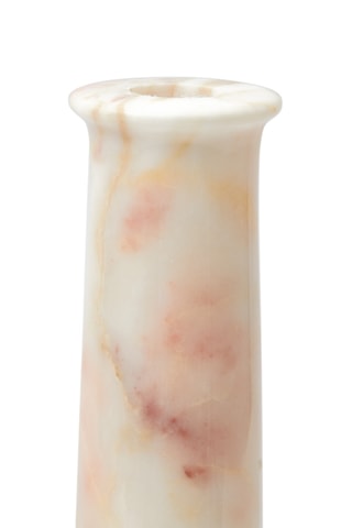 Marmeren Kaarshouder Whiskey - 32,9 cm - Gemêleerd roze