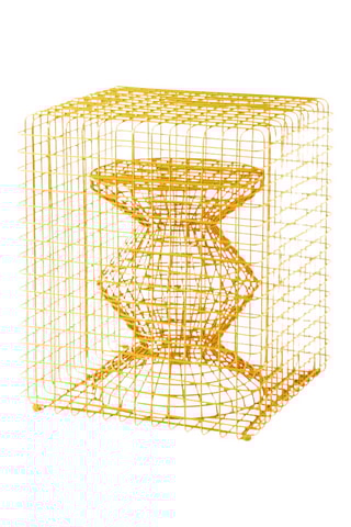 Kruk Zig zag - 40 x 40 x 47 cm