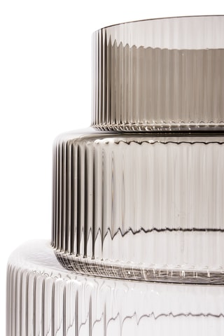 Vase Steps - Gris foncé