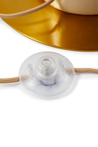 Candeeiro de pé LED em cerâmica Bulle - Bege - 25 W