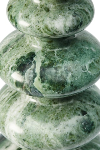 Marmeren Kaarshouder Heritage - 50 cm - Donkergroen