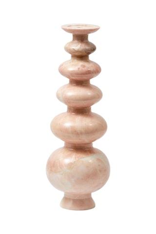 Marmeren Kaarshouder Heritage - 50 cm - Roze