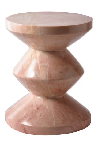 Marmeren Kruk Zig Zag - 35,5 x 46 cm