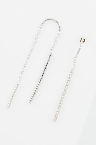 Boucles d'oreilles Khépri Or blanc et diamants