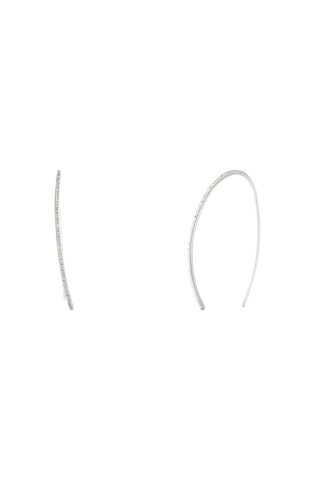 Boucles d'oreilles Lianes précieuses - Or blanc et diamants