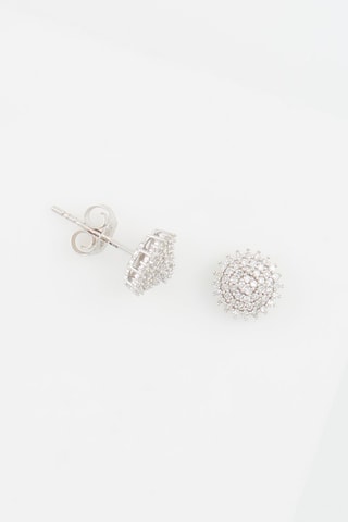 Puces Shou Or blanc et diamants