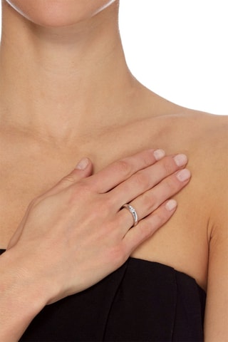 Bague Solitaire Calabria Or blanc et diamant