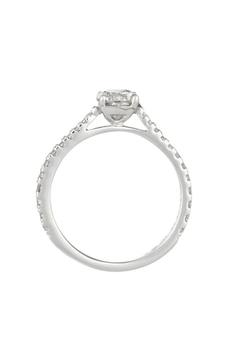 Solitaire Royal Or blanc et diamant