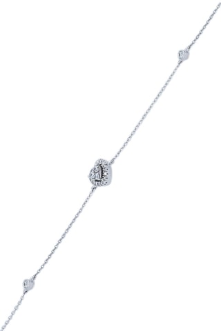 Bracelet - 
Or blanc et diamants