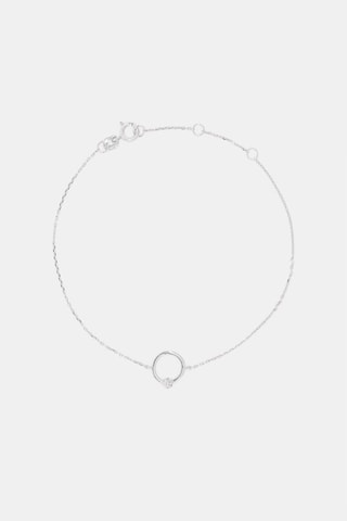 Bracelet Yseult - Or blanc et diamants