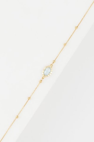 Bracelet Leslie Or jaune et topaze