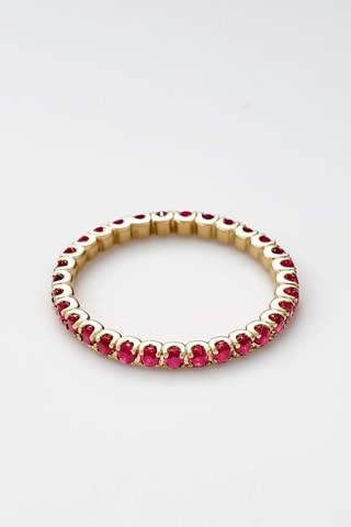 Bague Or jaune et rubis