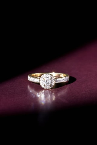 Bague Brillant Somptueux Or jaune et diamants