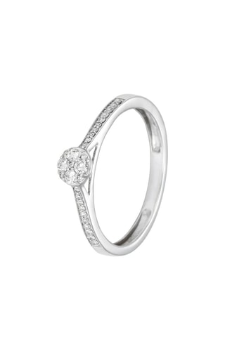 Bague Love, always - Or blanc et diamants