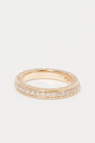 Alliance Tris Or jaune et diamants