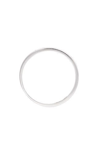 Alliance 2 rangs d'amour - Or blanc et diamants