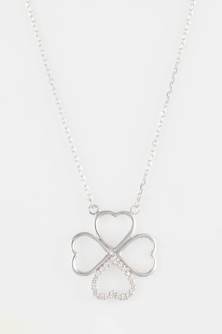 Collier Roselani Or blanc et diamants