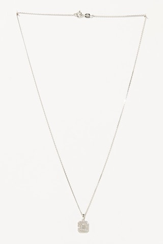 Pendentif Miroir - Or blanc et diamants