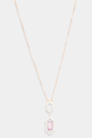 Pendentif Callia Or rose, diamants et améthyste