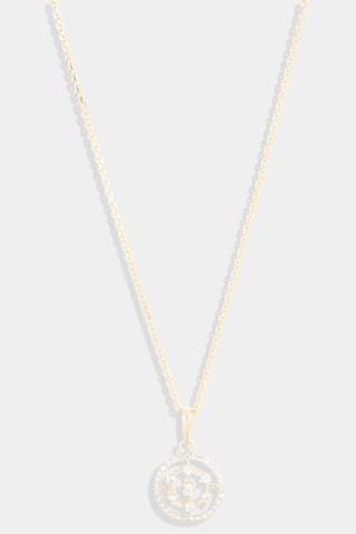 Pendentif Cosmeia Or jaune, diamants et saphirs