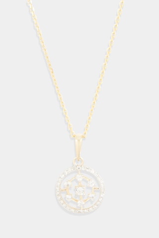 Pendentif Cosmeia Or jaune, diamants et saphirs