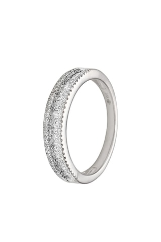 Bague - Or blanc et diamants