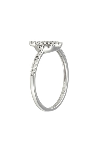 Bague - Or blanc et diamants