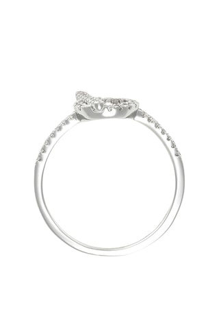 Bague - Or blanc et diamants
