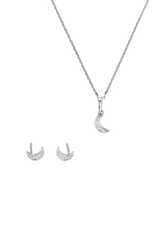 Parure - Or blanc et diamants