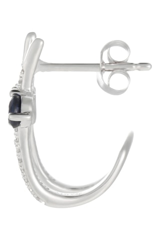 Puces - Or blanc, diamants et saphirs