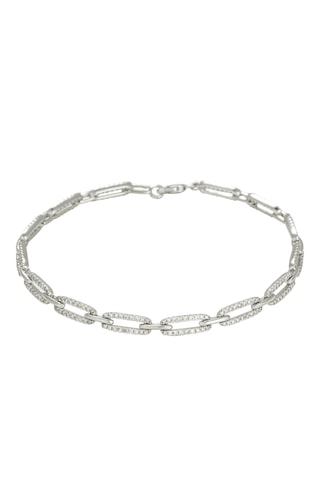 Bracelet - Or blanc et diamants