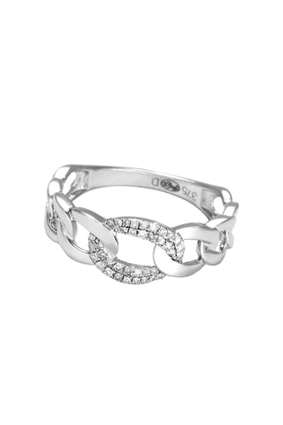 Bague - Or blanc et diamants