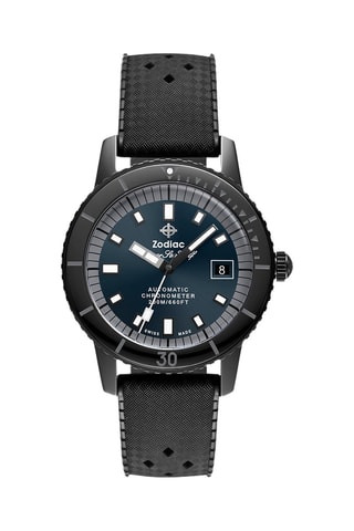 Montre automatique en caoutchouc - Noir