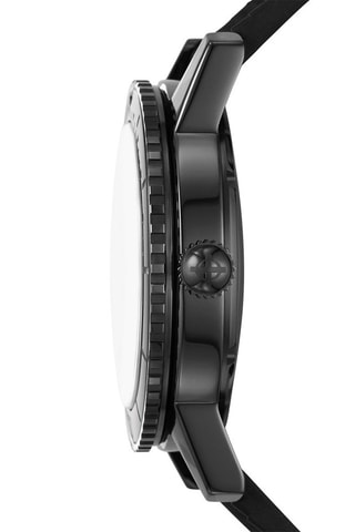 Montre automatique en caoutchouc - Noir