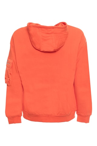 Sweat com capuz - Laranja